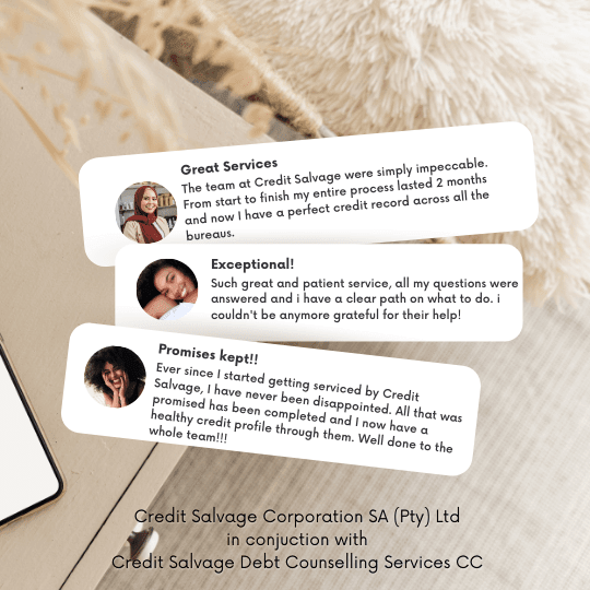 Credit Salvage Testimonials